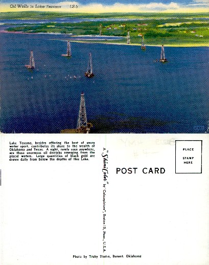 Oil Wells in Lake Texoma