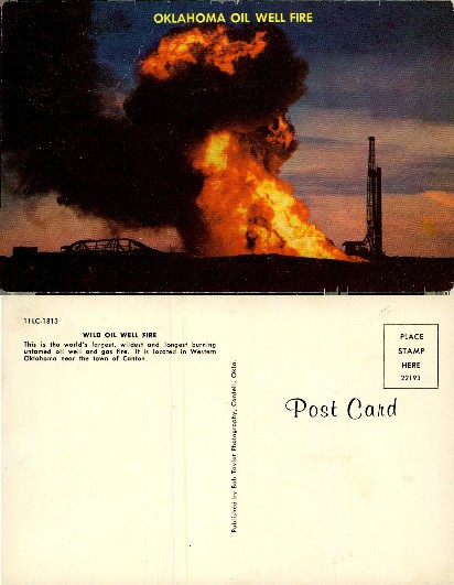 Oklahoma Oil Well Fire