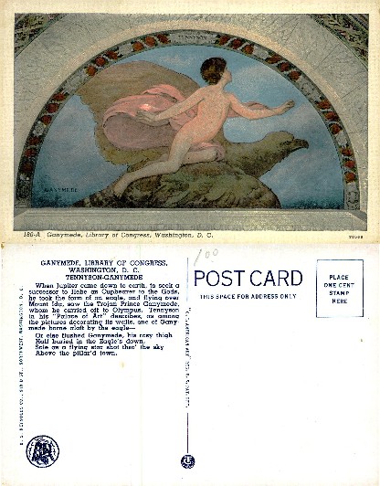 Ganymede Carried by Eagle Mural