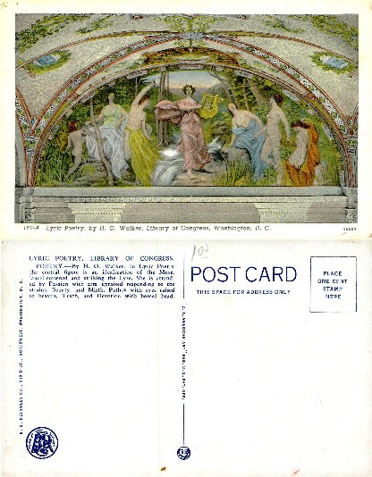 Lyric Poetry Mural, Library of Congress