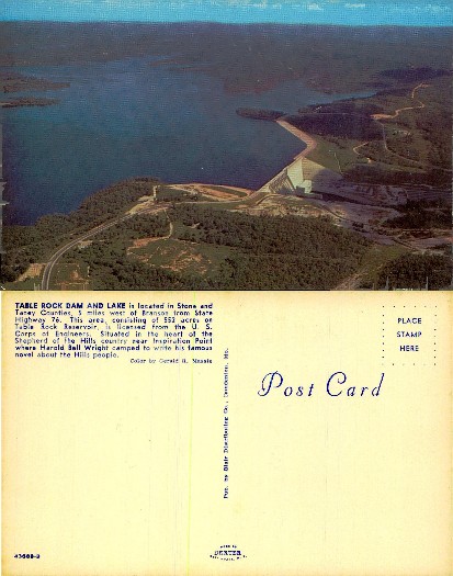 Table Rock Dam and Lake Aerial View