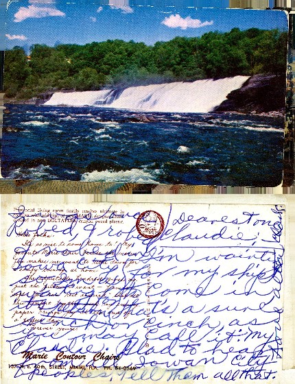 Waterfall and River Landscape