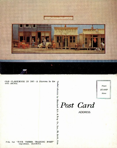 Old Claremore 1895 Diorama Street