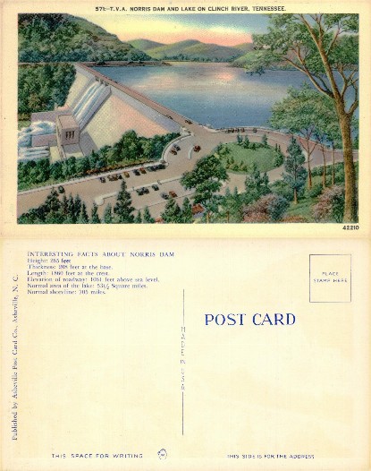 Norris Dam and Lake on Clinch River
