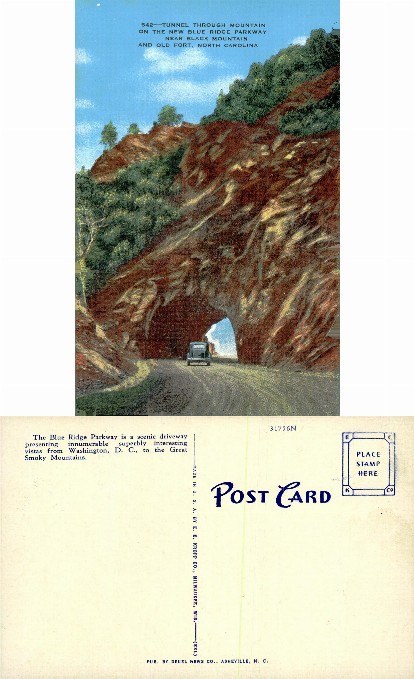 Tunnel Through Mountain on Blue Ridge Parkway