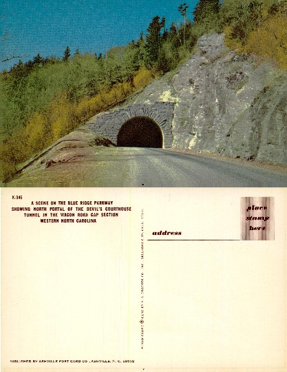 Blue Ridge Parkway Tunnel Entrance