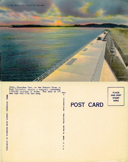 Cherokee Dam and Reservoir at Sunset