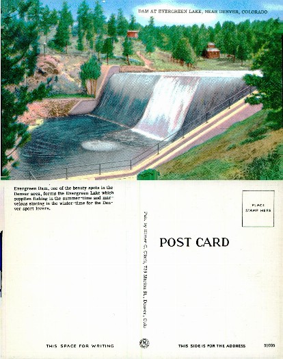 Dam at Evergreen Lake