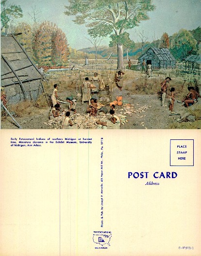 Potawatomi Indian Diorama, Harvest Time