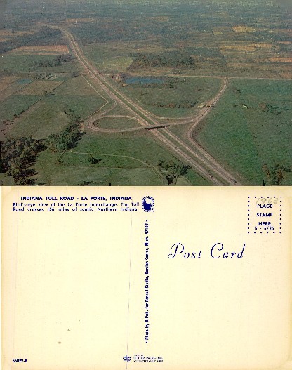 Aerial View of Highway Interchange