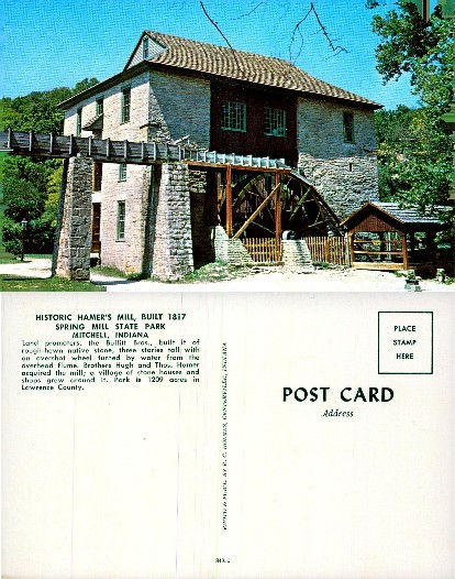 Historic Hamer's Mill and Waterwheel