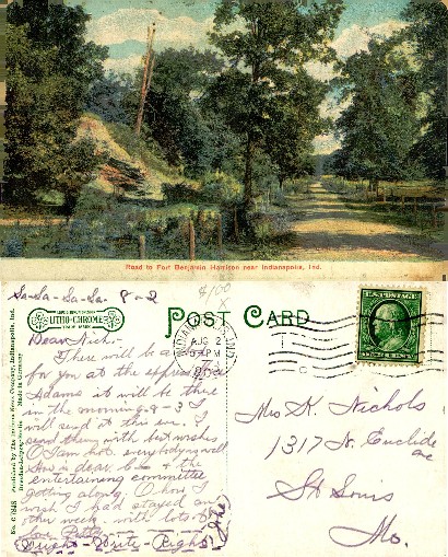 Road to Fort Benjamin Harrison