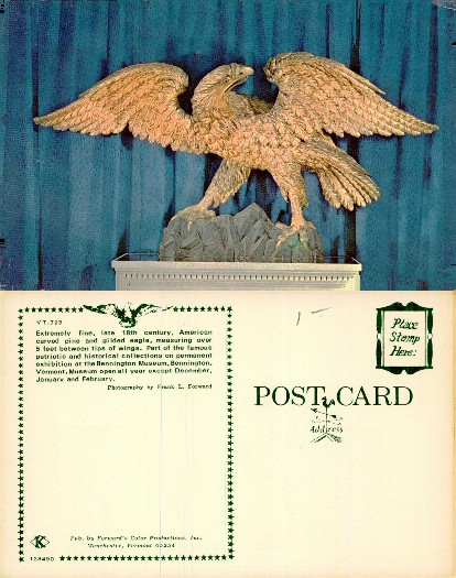 Gilded 18th Century Carved American Eagle