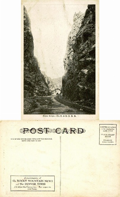 Royal Gorge with Railroad Tracks