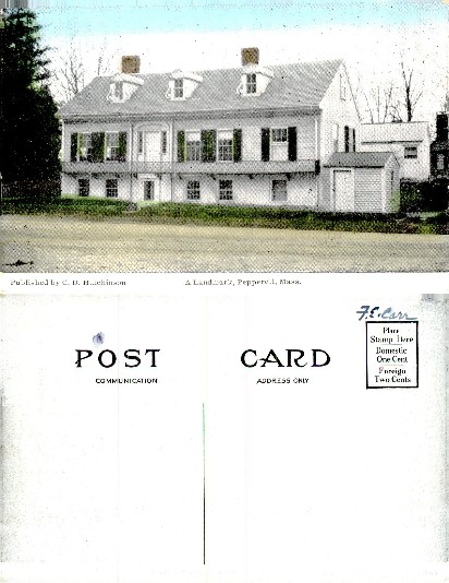 Historic Landmark House, Pepperell