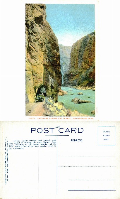 Shoshone Canyon with Tunnel and River