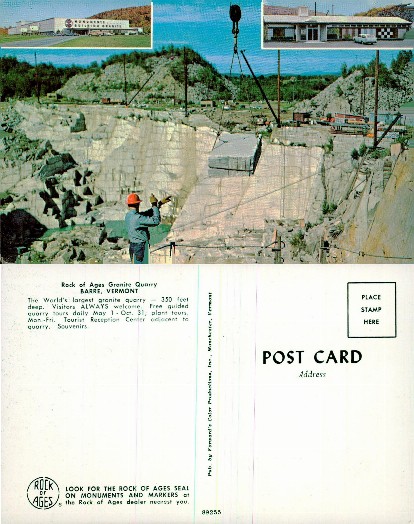 Rock of Ages Granite Quarry Operation