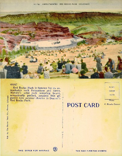 Red Rocks Park Amphitheatre with Audience