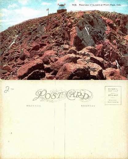 Panorama of Summit of Pike's Peak