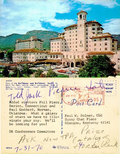 Broadmoor Hotel Complex and Mountains