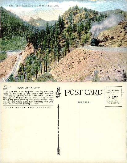 Rock Creek Loop Mountain Railway with Train