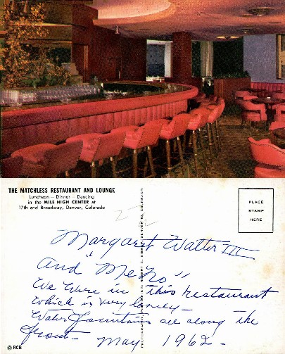 Matchless Restaurant Lounge Interior