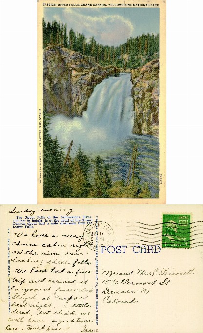 Upper Falls, Yellowstone National Park
