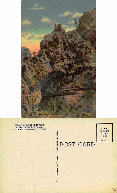 The Setting Turkey, South Cheyenne Cañon