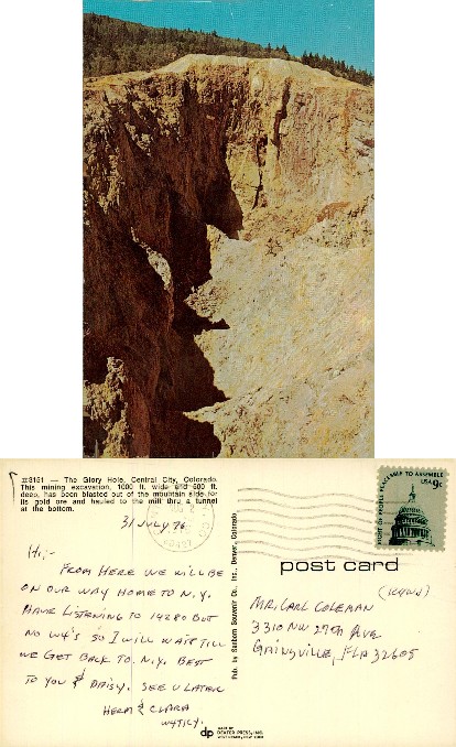 Glory Hole Mining Excavation
