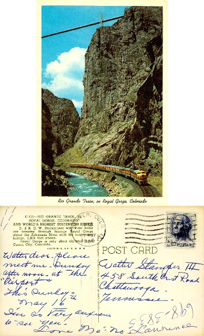 Rio Grande Train in Royal Gorge