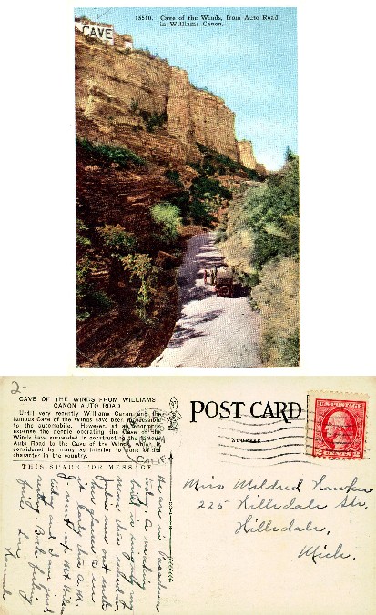 Cave of the Winds from Auto Road