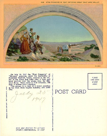 Pioneers Entering Great Salt Lake Valley