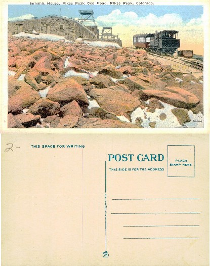 Summit House and Cog Railway, Pikes Peak