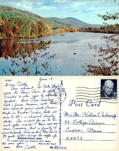 Androscoggin River with Fall Foliage
