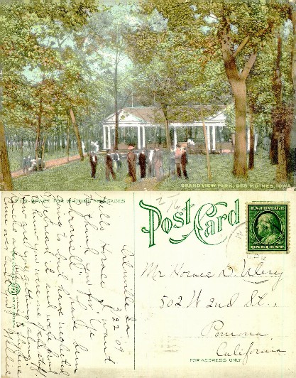 Park Pavilion and People