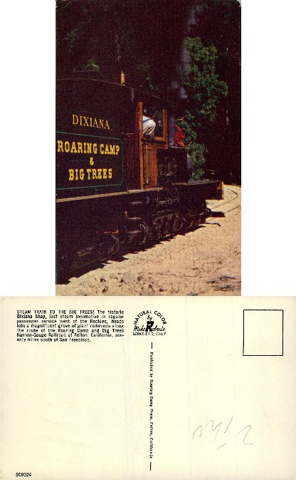 Dixiana Shay Steam Train in Redwoods