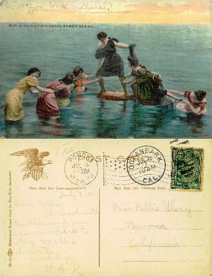 Women Playing in Ocean Water
