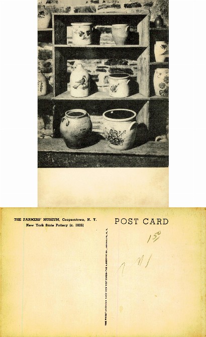 New York State Pottery Display