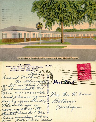 J & L Motel, Wickliffe, Ohio