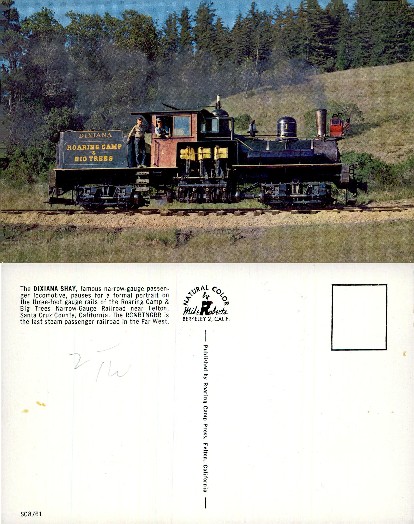 Steam Locomotive, Roaring Camp & Big Trees