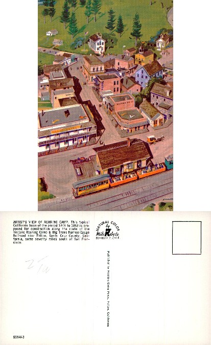 Artist's View of Roaring Camp Town