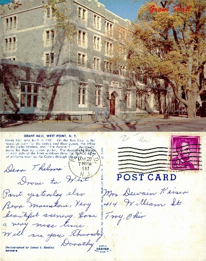 Grant Hall Building and Cadets