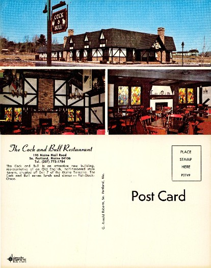 Cock and Bull Restaurant Exterior & Interior