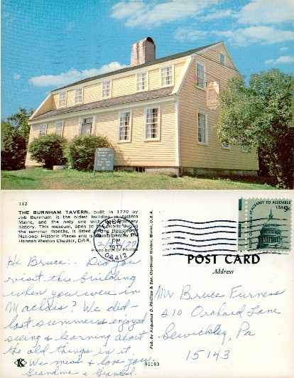 Burnham Tavern, Machias, Maine