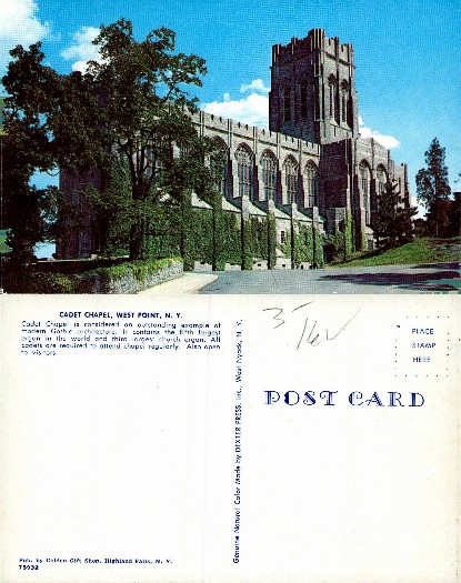 Cadet Chapel, West Point, New York