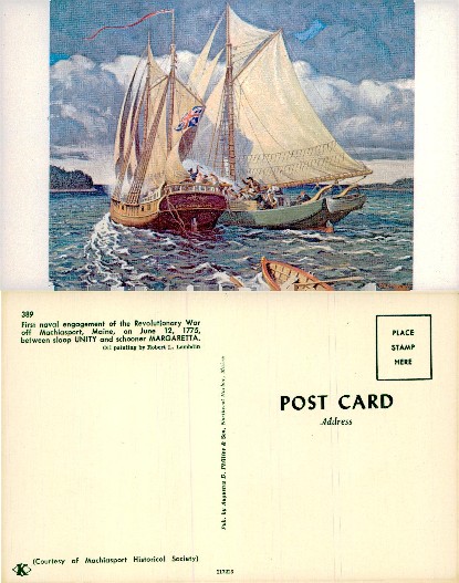 Revolutionary War Naval Ship Battle