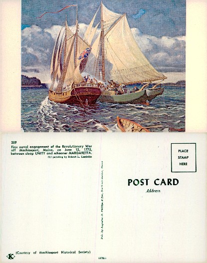 First Naval Engagement of Revolutionary War