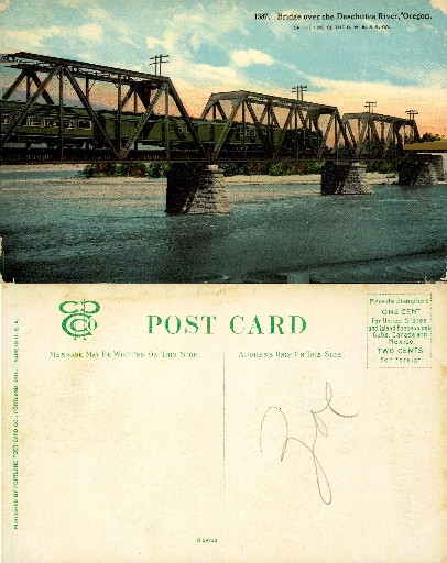 Railroad Bridge Over Deschutes River