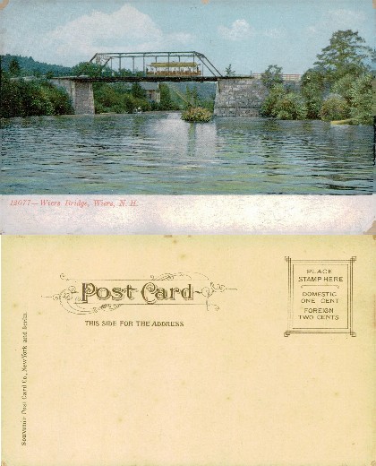 Wiers Bridge with Trolley and Water