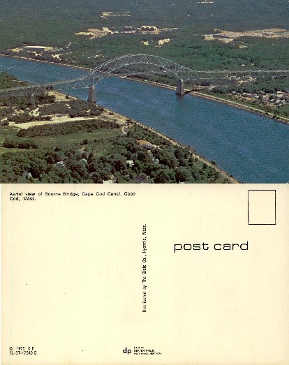 Aerial View of Bourne Bridge